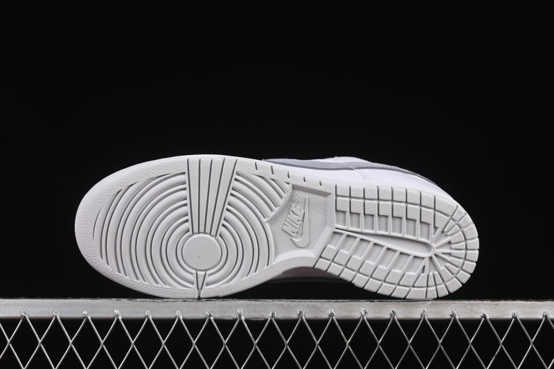 Nike SB Dunk Low White Grey Low-Top Casual Skate Shoes - IH0632-141