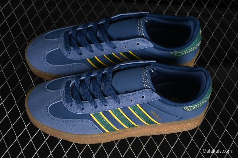 Adidas Originals Gazelle S By JR5408 Clot Collaboration Platform Casual Slip-Resistant Wear-Resistant Low-Top Sneakers