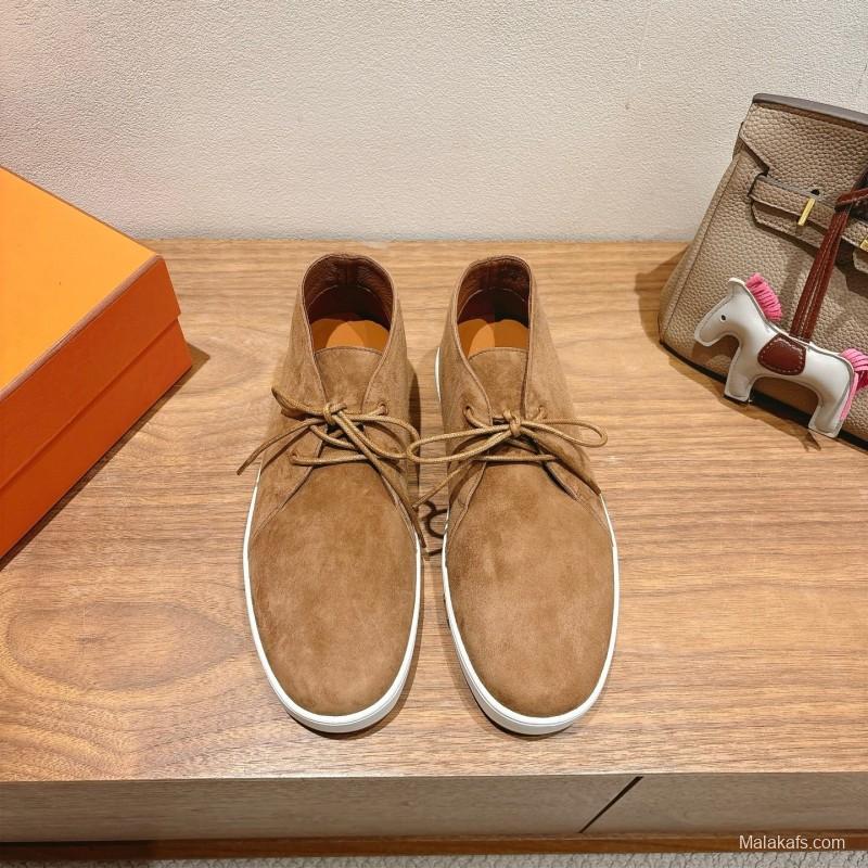 2025 Unisex H Brown Suede Classic Boots AS00380