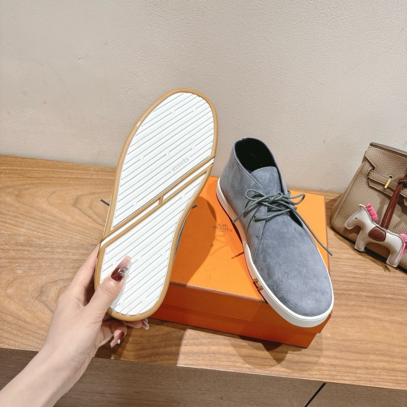 2025 Unisex H Grey Suede Boots AS00380