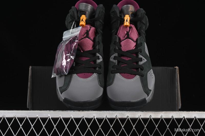 Nike Air Jordan 6 Retro Bordeaux Premium Suede Sneakers - CT8529-063