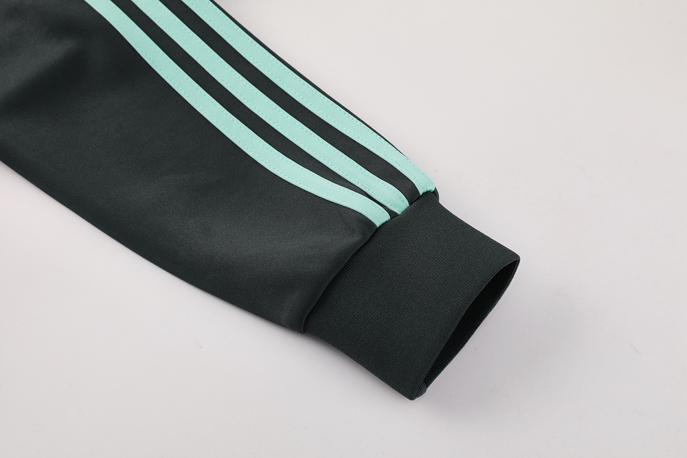 2025 Adidas Dark Grey Full Zipper Jacket +Long Pants