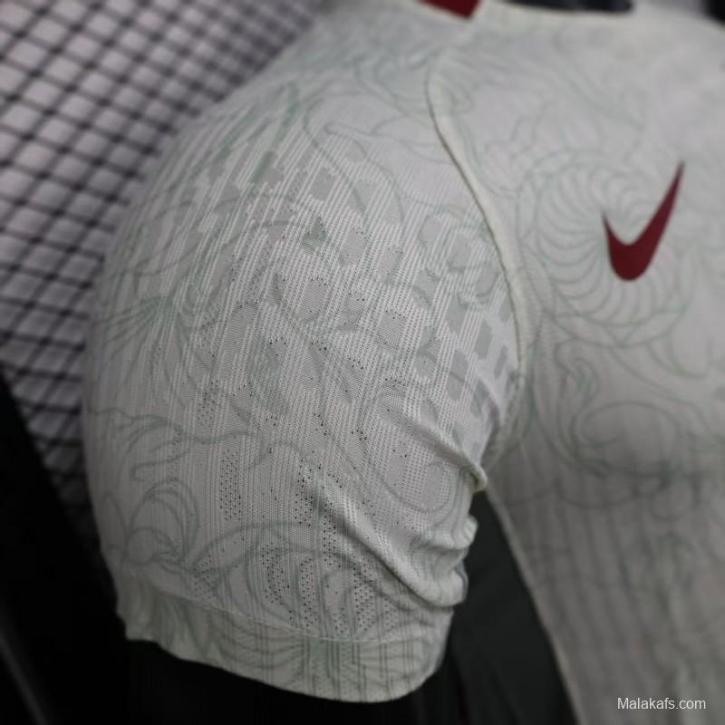 Player Version 2025 China Away WHITE  Jersey