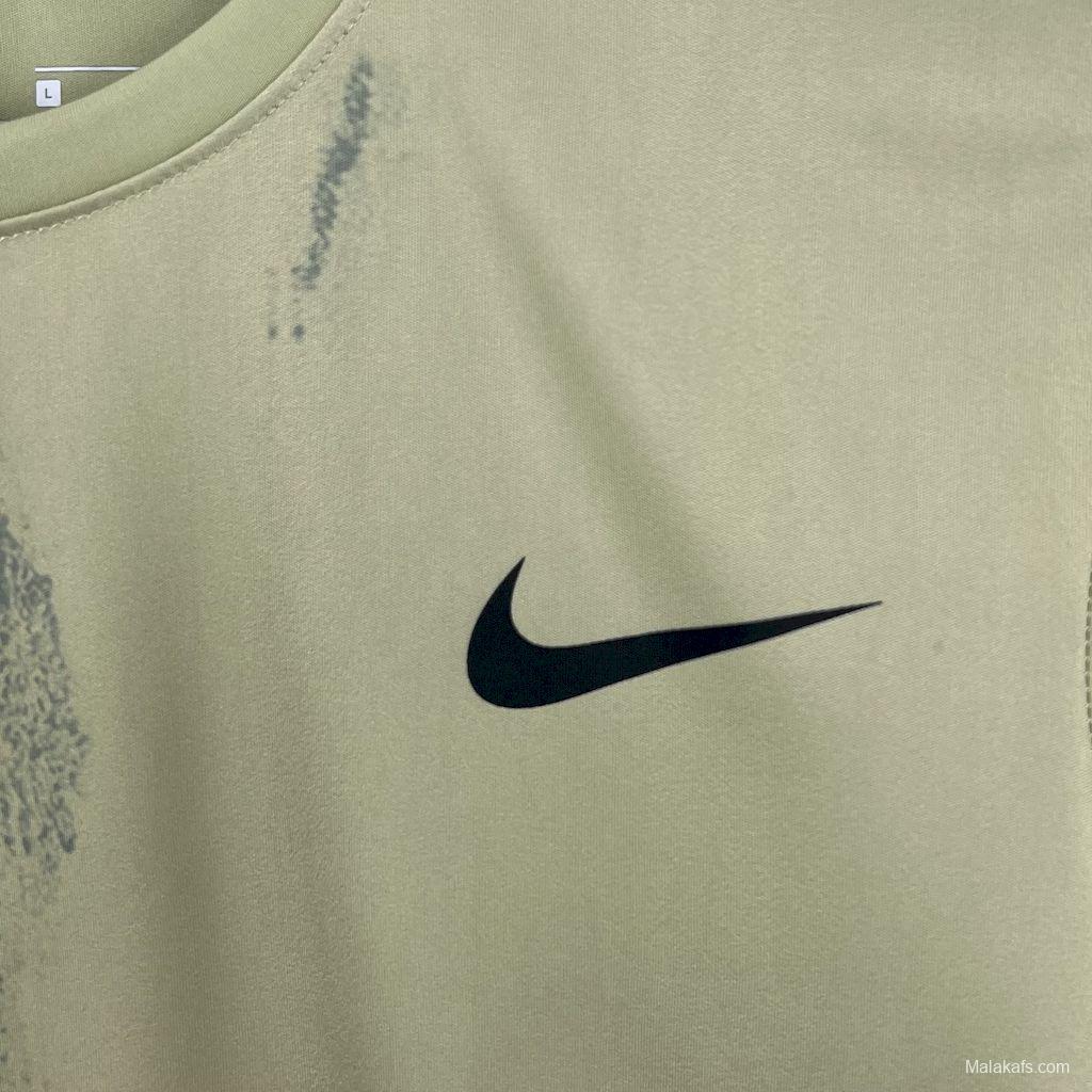 2025 NIKE Pea Green T-Shirt #1045