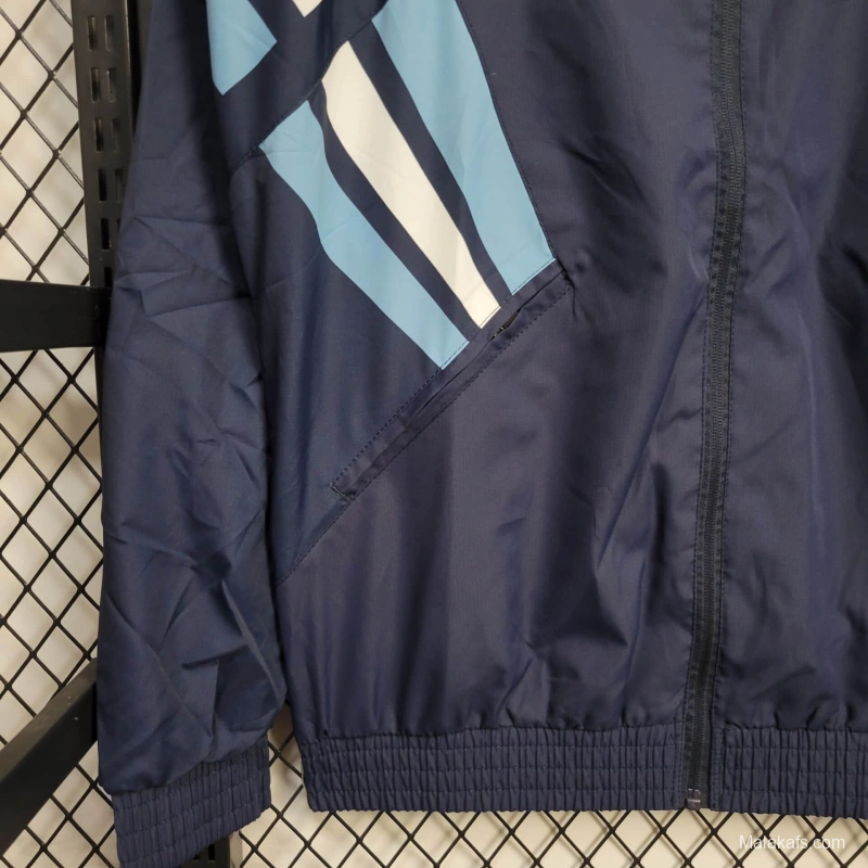 2025 Argentina Jacket Navy Windbreaker