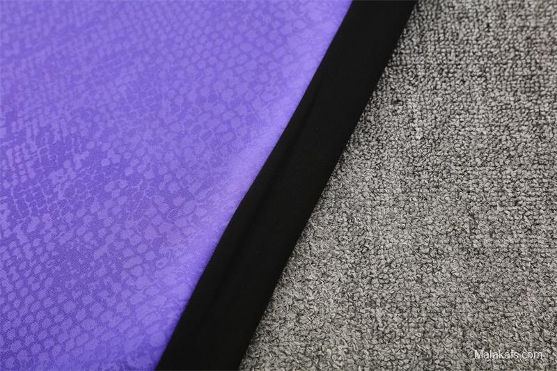 25/26 Barcelona Purple Joint Edition Half Zipper Jacket+Long Pants