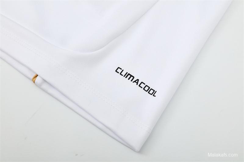 Retro 11/12 Real Madrid White Half Zipper Jacket+Long Pants