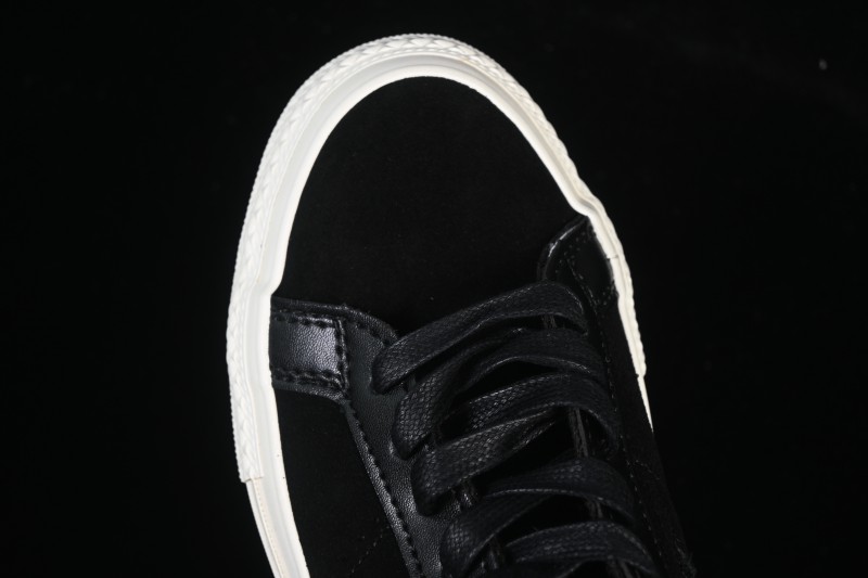 Converse One Star Suede Black Low Top Casual Skate Shoes - 149908C