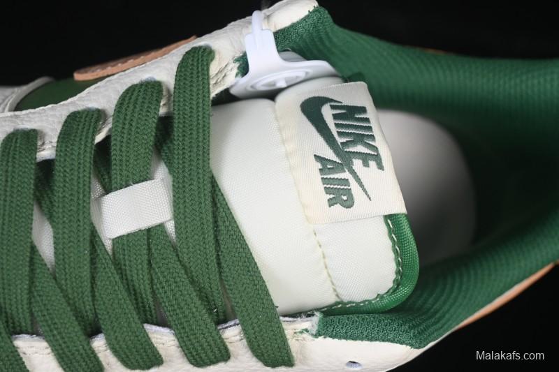 Nike Air Force 1 '07 Low Stone Island Collaboration Beige Green Floral Casual Sneakers - JP8028-010