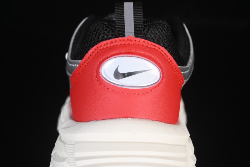 Nike P-6000 Retro Casual Sports Kids Shoes - Silver Red Black Swoosh
