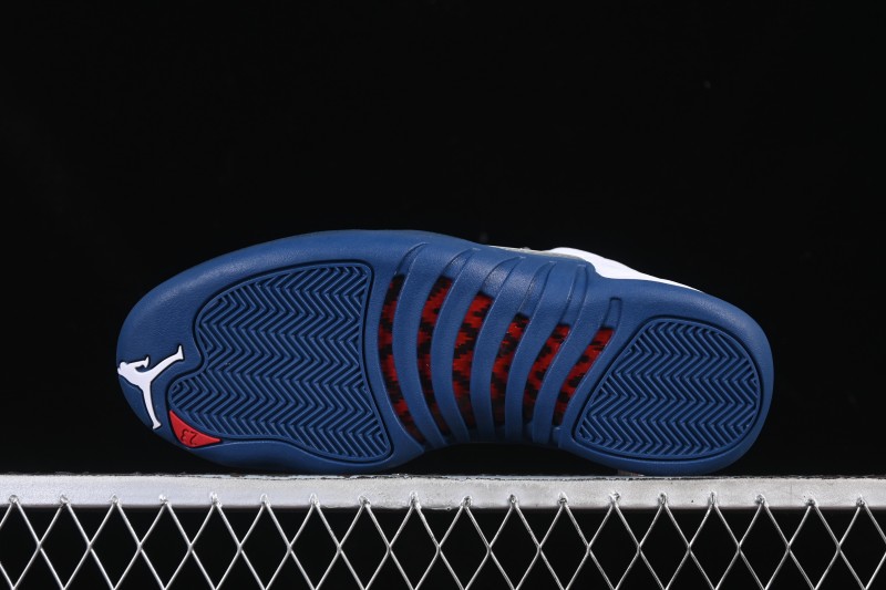 Nike Air Jordan 12 Retro French Blue And White Basketball Shoes - CT8013-114