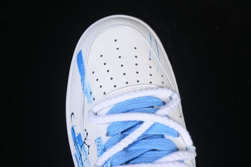 Nike Air Force 1 '07 Low Sagittarius Hand-Painted Doodle Zodiac Series Low-Top Casual Sneakers - 11231221