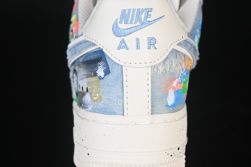 Nike Air Force 1 '07 Low Fantasy Cowboy Hand-Drawn Graffiti Casual Sneakers - CW1888-116
