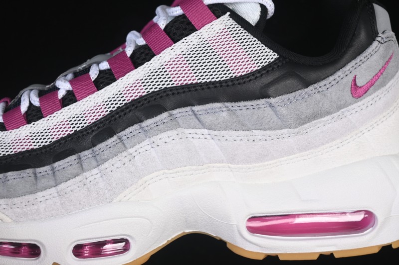 Nike Air Max 95 Retro Cushioned Running Shoes with Air-Sole Unit - HF7545-100