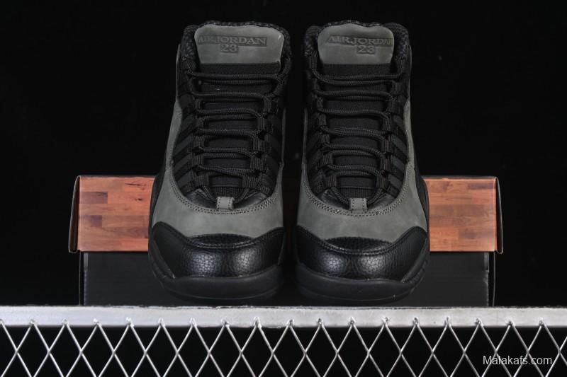 Nike Air Jordan 10 Retro Shadow Grey Basketball Shoes - HJ6779-001