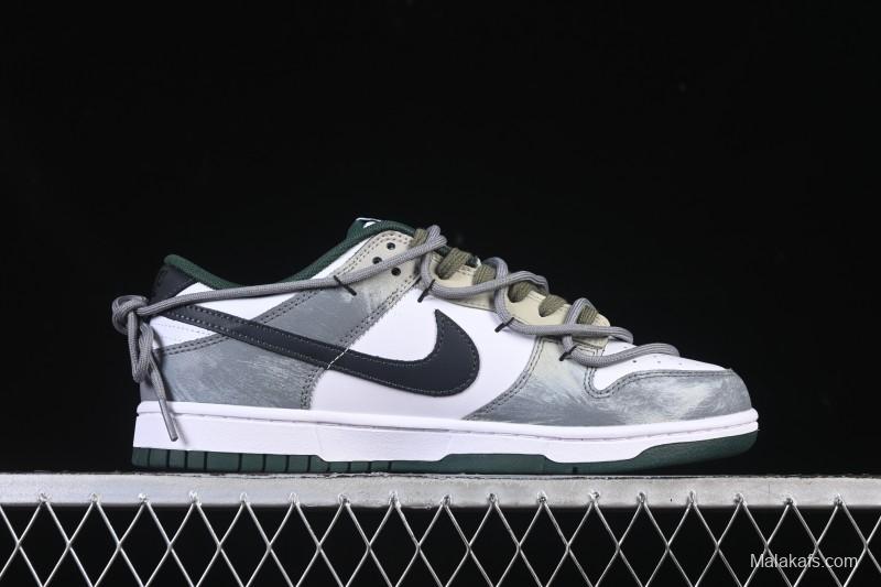 Nike SB Dunk Low Anniversary Custom Low-Top Casual Skate Shoes - DV0833-111