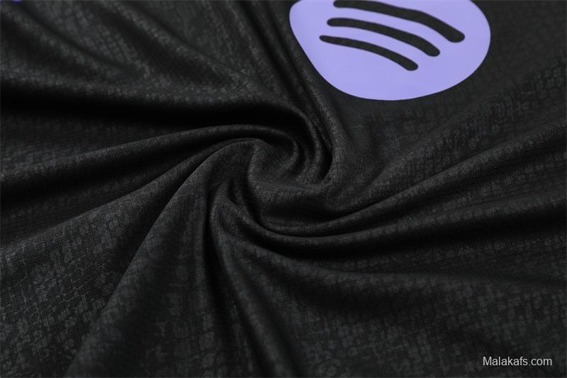 25/26 Barcelona Black Joint Edition with XS Short Sleeve+Soccer Shorts