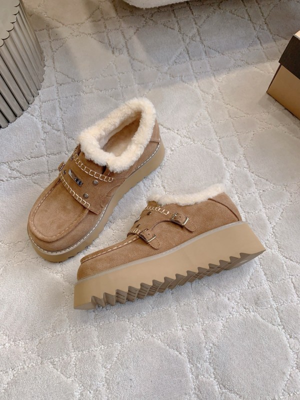 UGG 2025/SS Wool Warm Platform Casual Shoes - AS00300