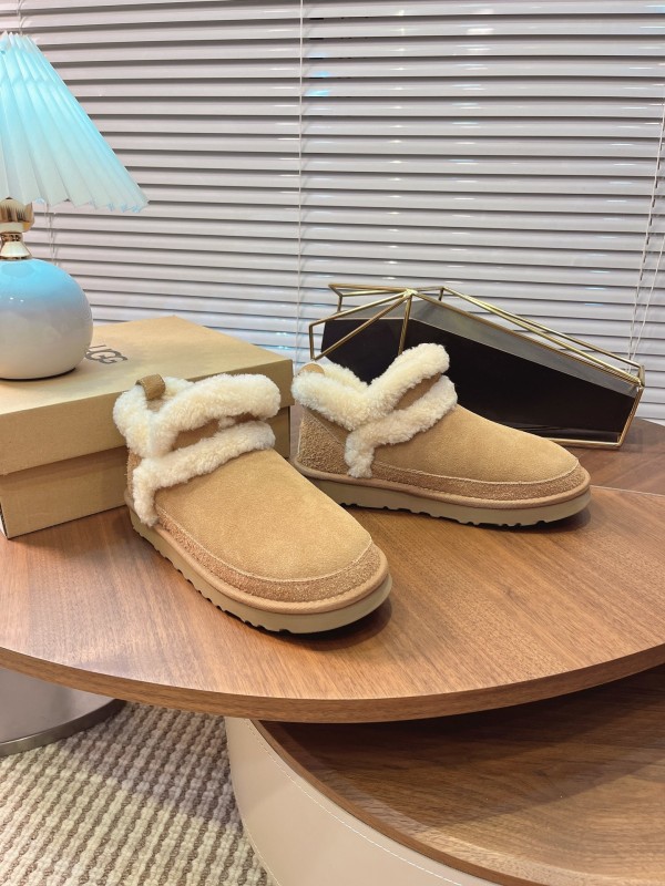 UGG 2025/SS Snow Boots with High-End Lamb Fur Collar Design - MJ00251