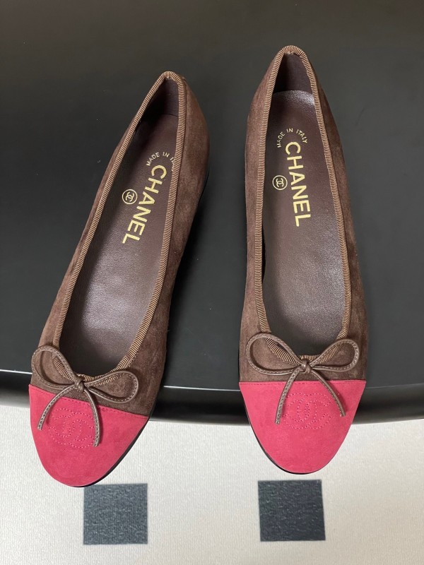 Adidas 2025 SS Bow Ballet Flats Classic Suede Flat Shoes - KFY00300