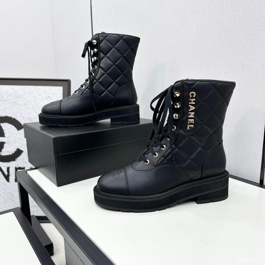 Chanel Fall/Winter Heavy-Duty Boots with Rubber Foam Sole - LY00380/LY00390