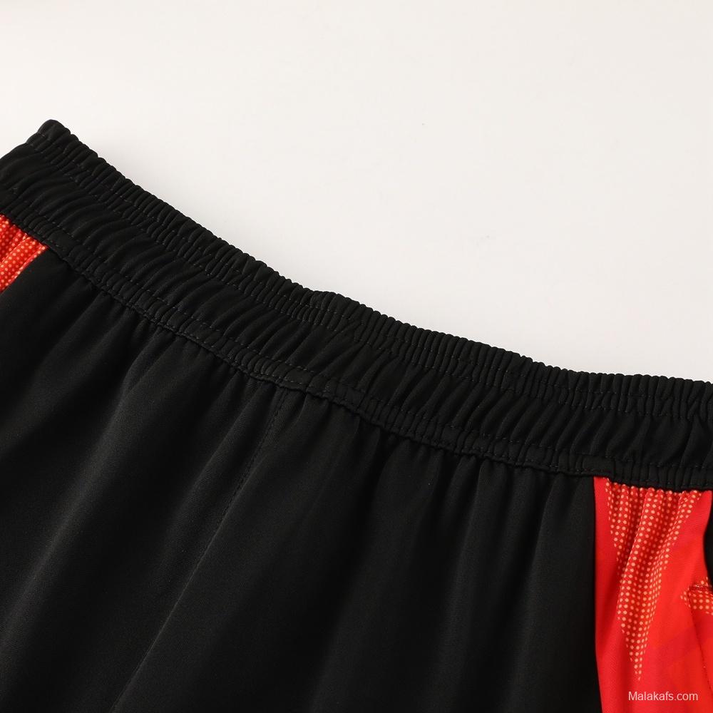 2025 Belgium Black Short Sleeve+Soccer Shorts