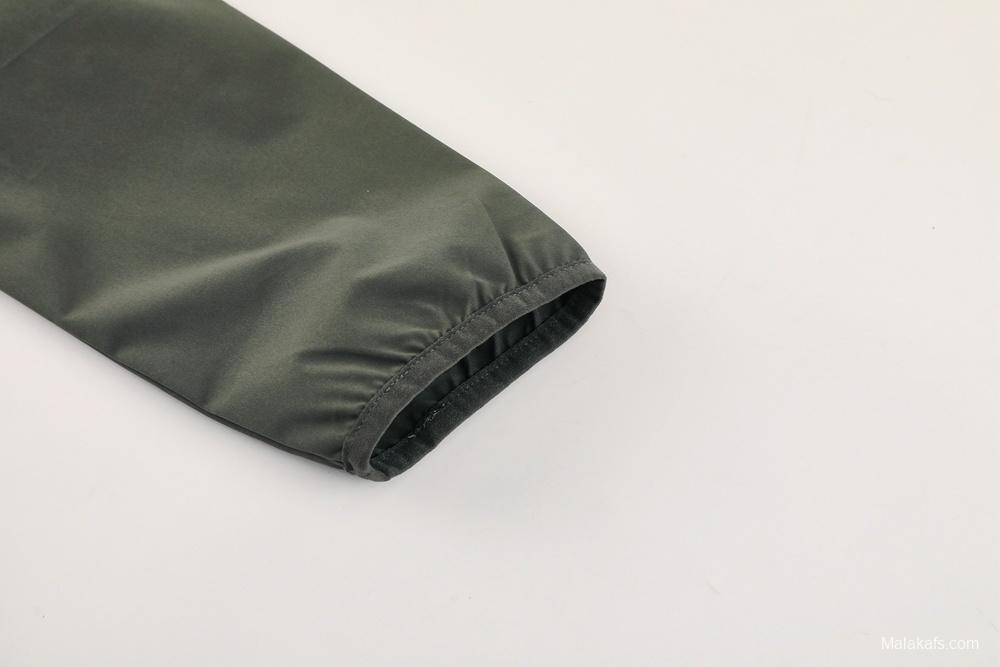 25/26 Real Madrid Dark Green Half Zipper Jacket+Long Pants S-3XL