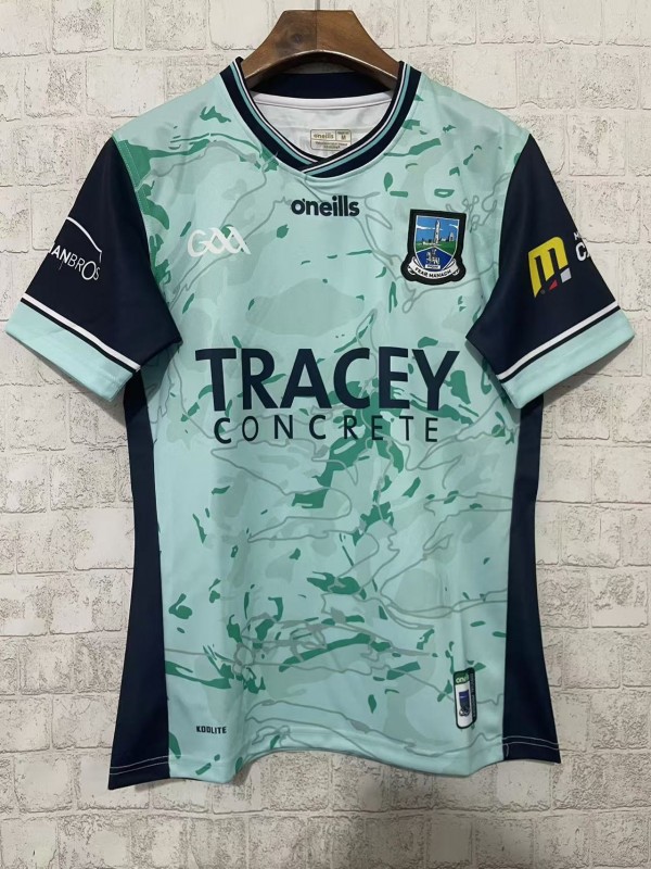 25/26 Fermanagh GAA Mint Green with Navy Trim Away Jersey