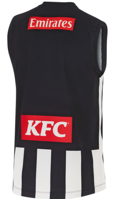 25/26 Collingwood Magpies Black and White Striped Jersey