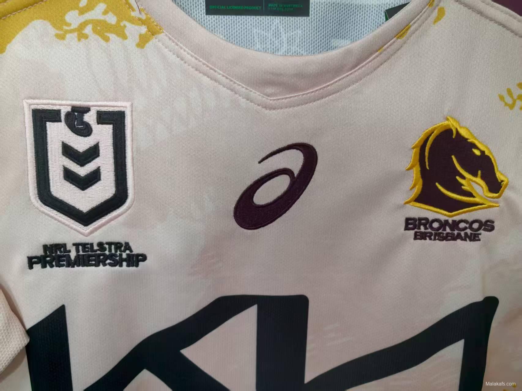 25/26 Brisbane Broncos White with Indigenous Art Jersey