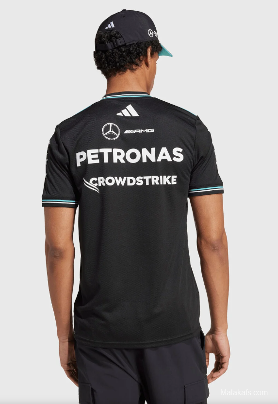 2026 F1 Mercedes-AMG Petronas F1 Team Black with Teal Trim Jersey