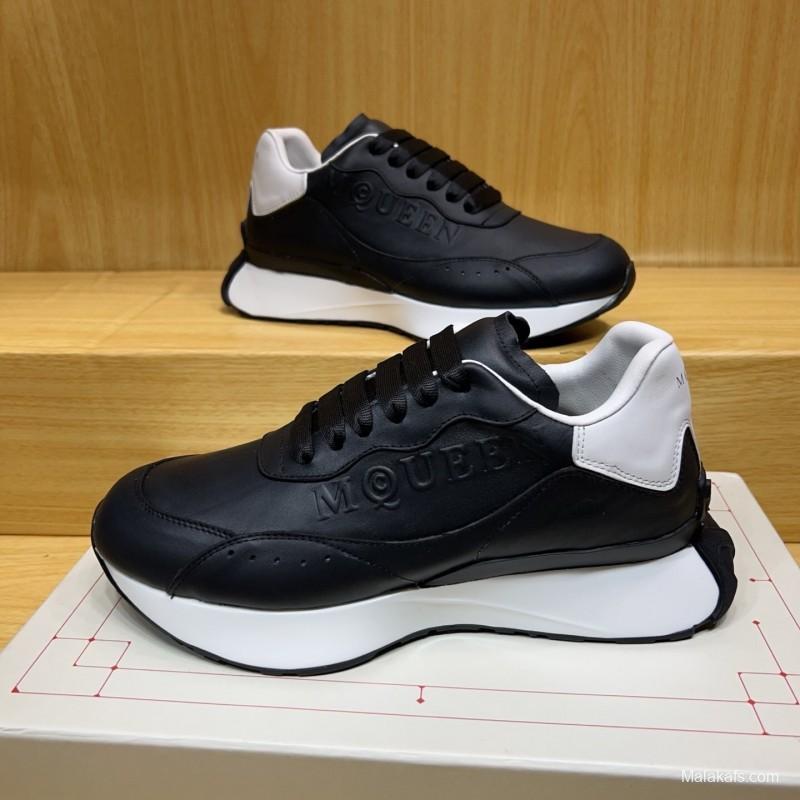 Alexander McQueen Spring 2025 Platform Sneakers with Logo Print - AS00320