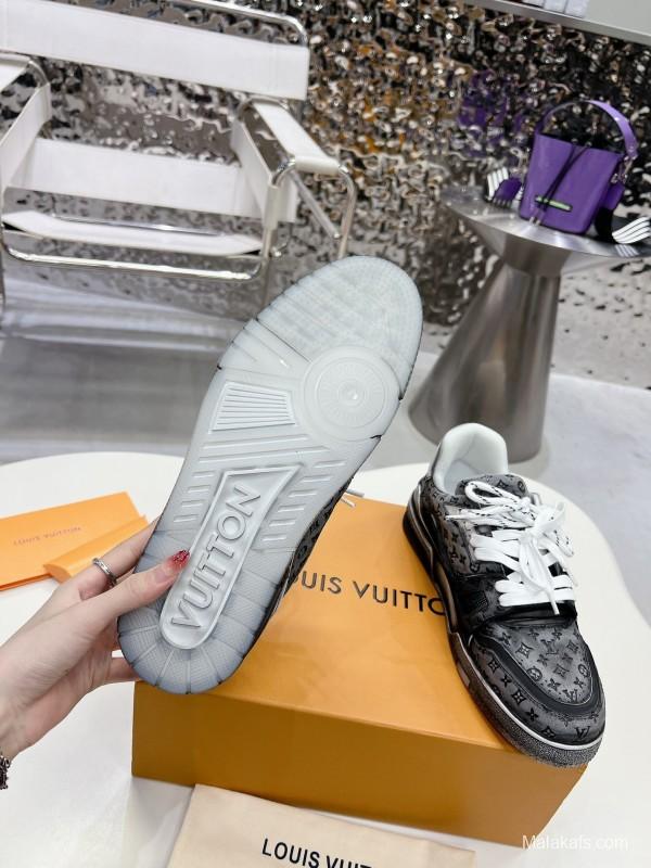 LV Trainer Basketball Series Washed Sneakers - LY00430