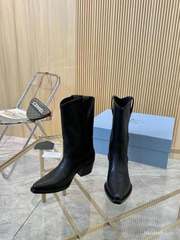 Prada Classic Pointed Boots 2025 SS - LY00370/LY00440