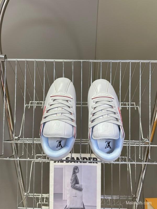 Louis Vuitton 2025 SS Pharrell Williams Collaboration Thick Sole Sneakers Retro Running Shoes - KFY00380