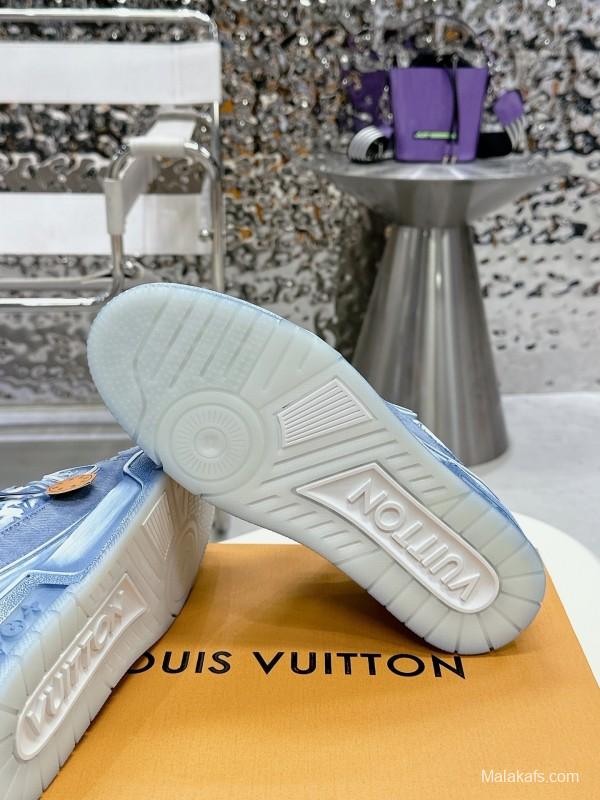 LV LV Trainer Basketball Series Washed Sneakers - LY00430