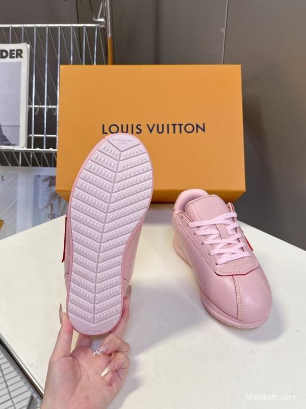 Louis Vuitton 2025 SS Pharrell Williams Collaboration Thick Sole Sneakers Retro Running Shoes - KFY00380