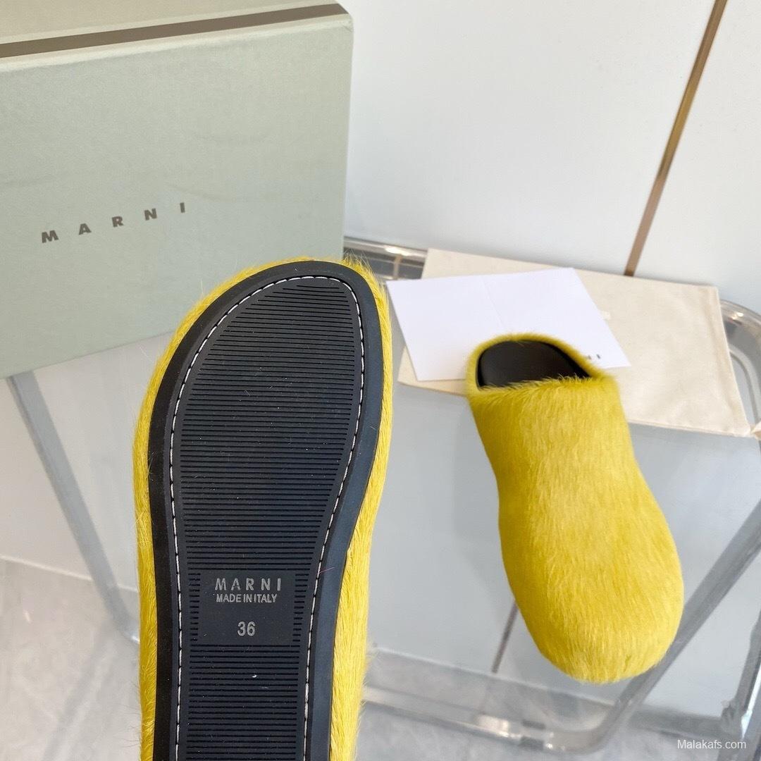 Marni 2025/SS Pony Hair Loafers - LY00