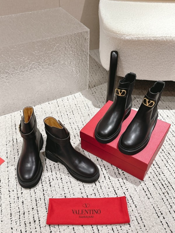 Valentino 2025 SS Metal Element Short Boots - LY00330