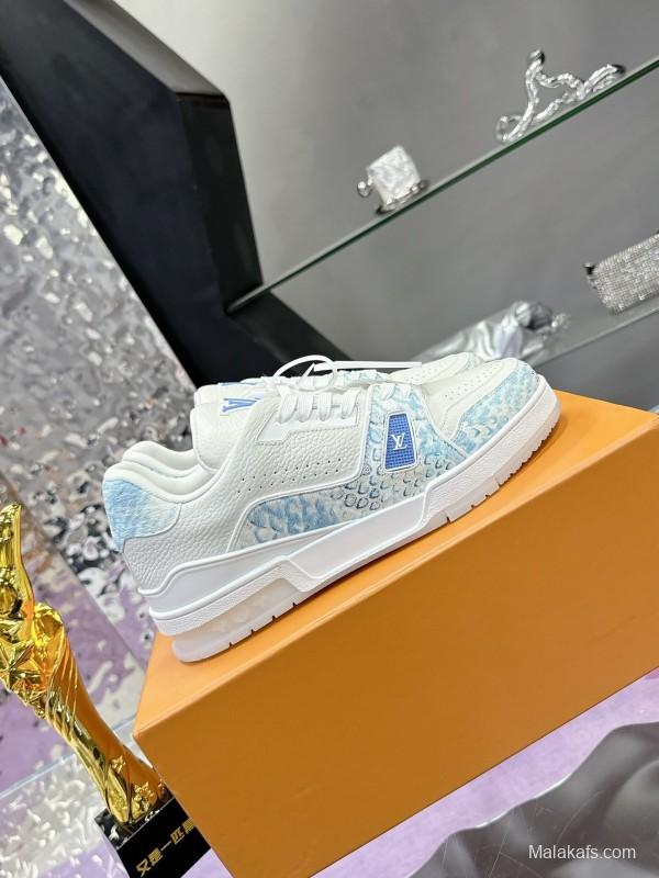 Louis Vuitton LV Trainer Maxi Sneakers Snake Print Series - AS00430