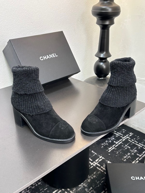 Chanel 2025/SS Short Boots Essential Autumn Winter Item - LY00260
