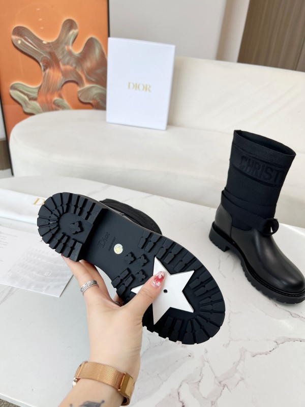 Dior 2025/SS Autumn Winter Boots Retro Work Boots Slip-On - LY00320