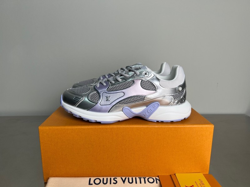 L v Olympia Round Toe Lace-Up Low Top Casual Lifestyle Shoes - YC