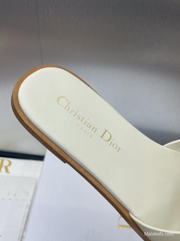 Dior D-Club Jelly Color Hollow Layered Cross Strap Women's Sandals - KFY00280