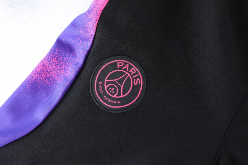 2025 Air Jordan Jumpman Black Purple Hoodie Full Zipper Jacket+Long Pants