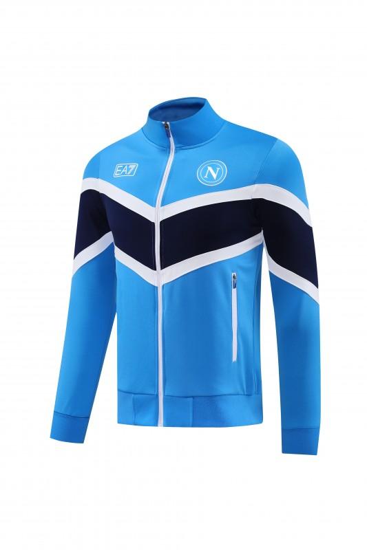 25/26 Napoli Blue/Black Full Zipper Jacket+Long Pants