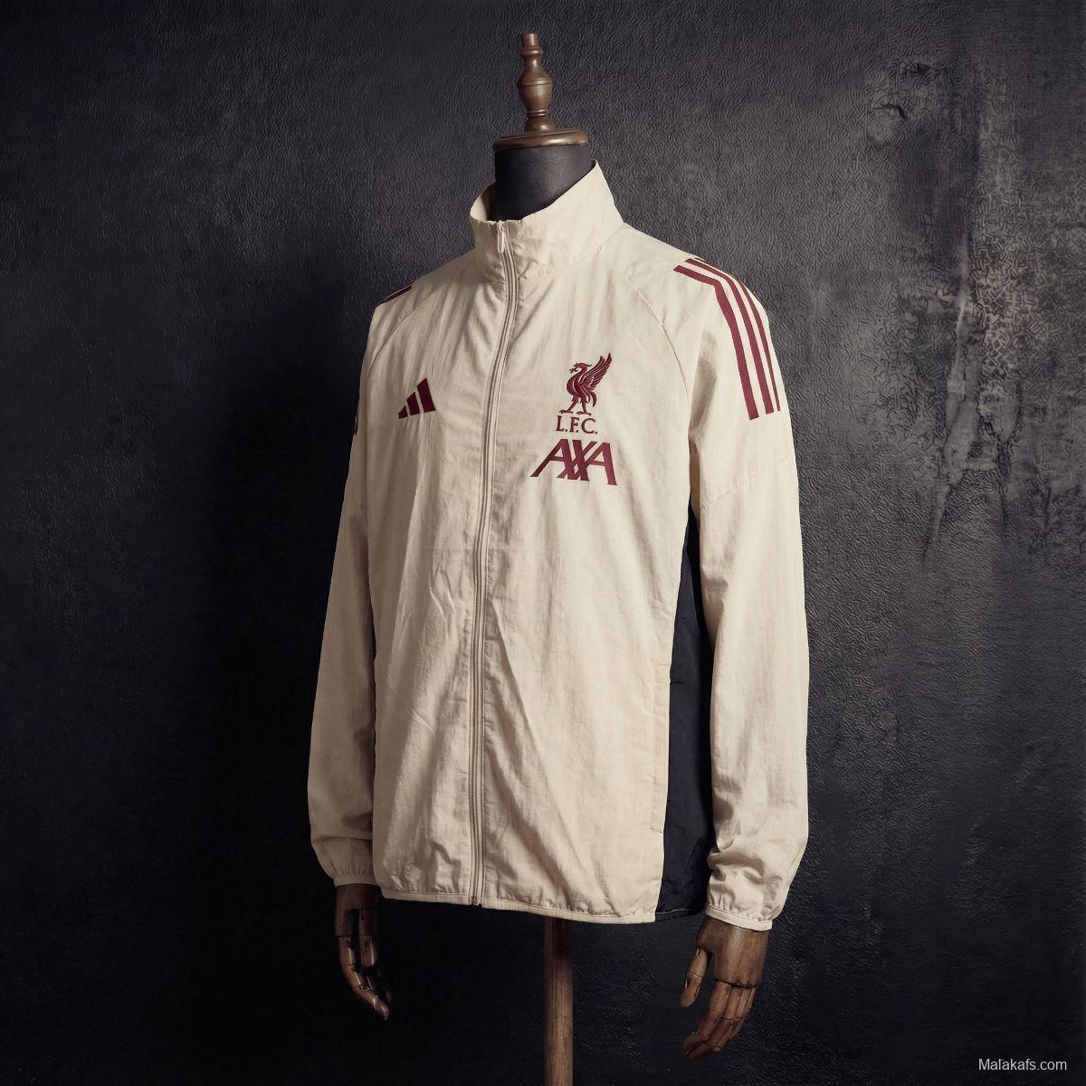 2026 Liverpool Beige Jacket Windbreaker