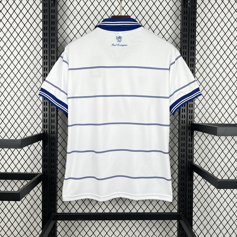 2000/01 Retro Real Zaragoza Home Jersey