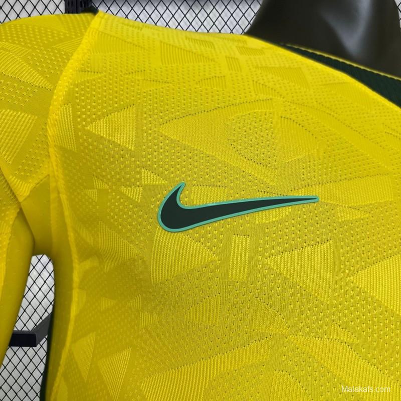 2026 Player Version Mens Brazil World Cup Home Jersey