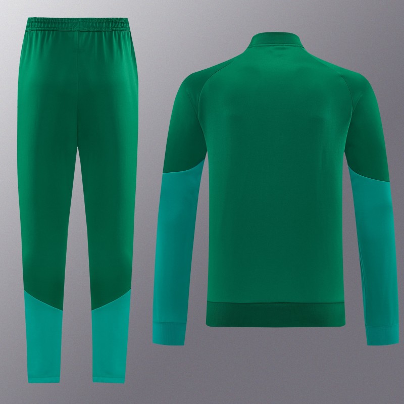26/27 Algeria  Dark Green  Zipper Training Jacket Tracksuit + Long Pants (Adidas)